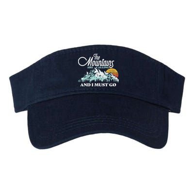 Mountains Are Calling & I Must Go Retro Vintage Visor