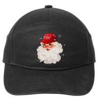 Make A Christmas Great Again Xmas Trump Maga Pajamas Santa 7-Panel Snapback Hat