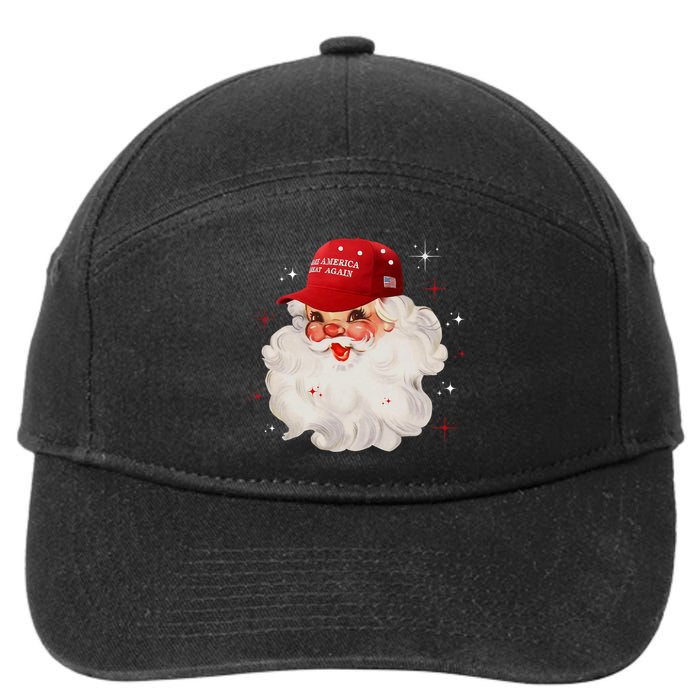 Make A Christmas Great Again Xmas Trump Maga Pajamas Santa 7-Panel Snapback Hat