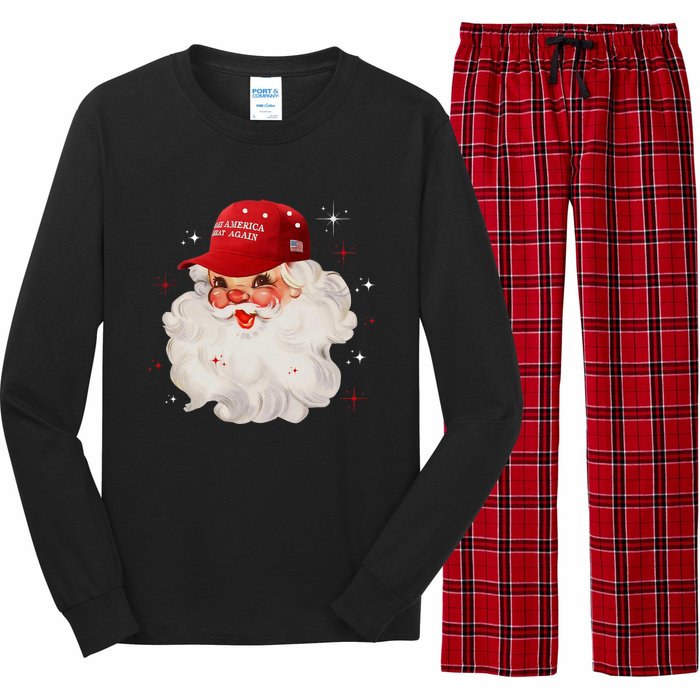 Make A Christmas Great Again Xmas Trump Maga Pajamas Santa Long Sleeve Pajama Set