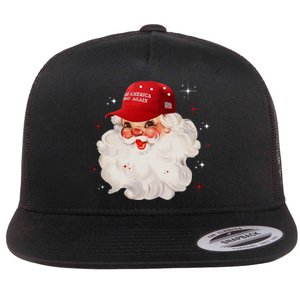 Make A Christmas Great Again Xmas Trump Maga Pajamas Santa Flat Bill Trucker Hat