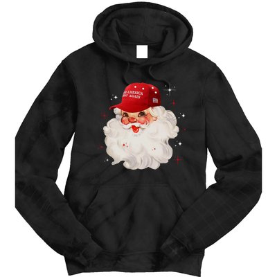 Make A Christmas Great Again Xmas Trump Maga Pajamas Santa Tie Dye Hoodie