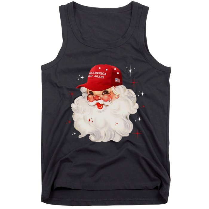 Make A Christmas Great Again Xmas Trump Maga Pajamas Santa Tank Top