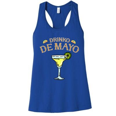 Men And Cinco De Mayo Outfit Funny Gift Cinco De O De Mayo Gift Women's Racerback Tank