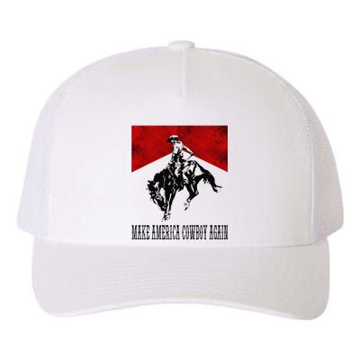 Make America Cow Cow Again Rodeo Lover 4th of July Yupoong Adult 5-Panel Trucker Hat