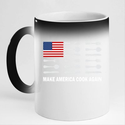 Make America Cook Again Kitchen Food 11oz Black Color Changing Mug