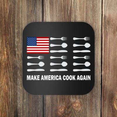 Make America Cook Again Kitchen Food Coaster