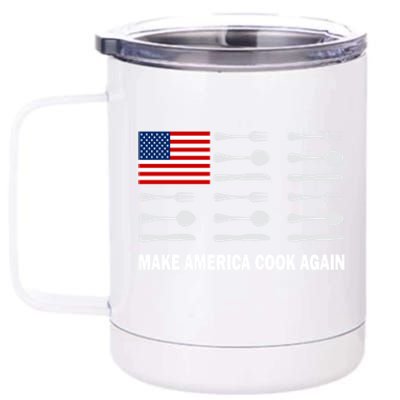 Make America Cook Again Kitchen Food 12 oz Stainless Steel Tumbler Cup