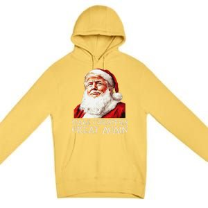 Make A Christmas Great Again Xmas President Trump Maga Santa Premium Pullover Hoodie