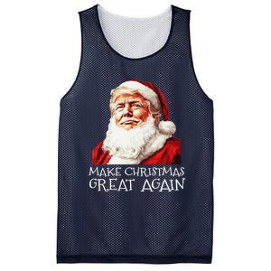 Make A Christmas Great Again Xmas President Trump Maga Santa Mesh Reversible Basketball Jersey Tank