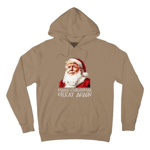 Make A Christmas Great Again Xmas President Trump Maga Santa Hoodie