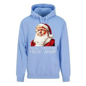 Make A Christmas Great Again Xmas President Trump Maga Santa Unisex Surf Hoodie