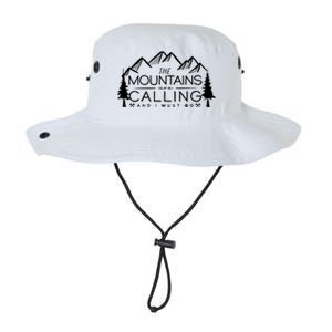 Mountains Are Calling And I Must Go Nature Lover Legacy Cool Fit Booney Bucket Hat