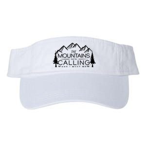 Mountains Are Calling And I Must Go Nature Lover Valucap Bio-Washed Visor