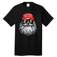 Make A Christmas Great Again Funny Xmas Trump Santa Pajamas Tall T-Shirt