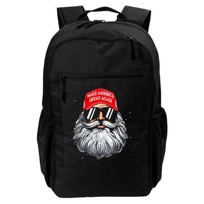 Make A Christmas Great Again Funny Xmas Trump Santa Pajamas Daily Commute Backpack