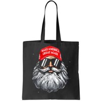 Make A Christmas Great Again Funny Xmas Trump Santa Pajamas Tote Bag