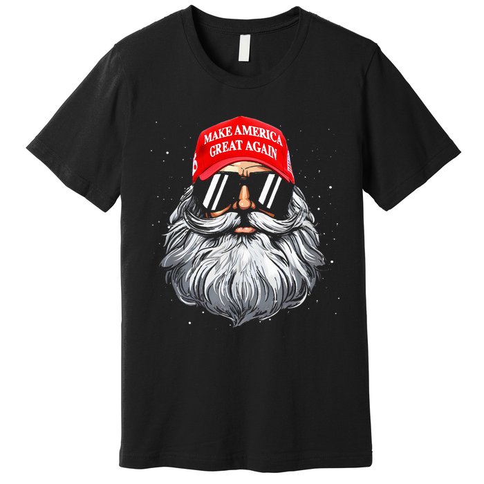 Make A Christmas Great Again Funny Xmas Trump Santa Pajamas Premium T-Shirt