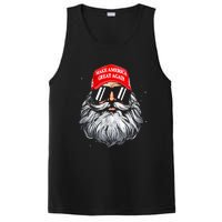 Make A Christmas Great Again Funny Xmas Trump Santa Pajamas PosiCharge Competitor Tank