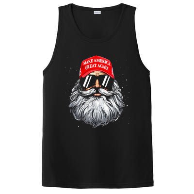 Make A Christmas Great Again Funny Xmas Trump Santa Pajamas PosiCharge Competitor Tank