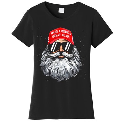 Make A Christmas Great Again Funny Xmas Trump Santa Pajamas Women's T-Shirt