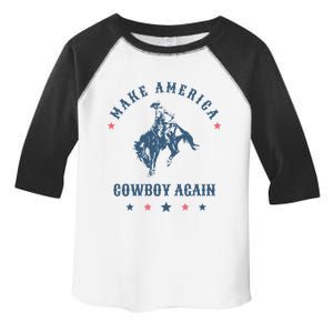 Make America Cow Cow Again Western Country Rodeo Funny Gift Toddler Fine Jersey T-Shirt