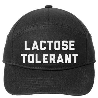 Milk And Cookies No Problem! Lactose Tolerant Design 7-Panel Snapback Hat