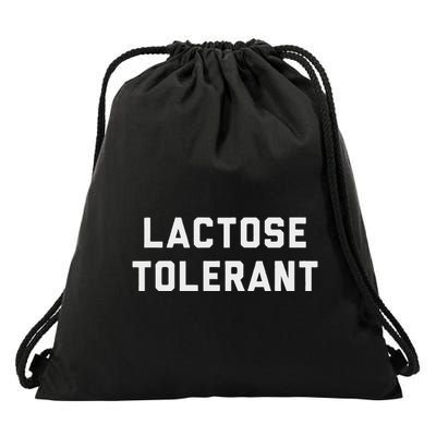 Milk And Cookies No Problem! Lactose Tolerant Design Drawstring Bag