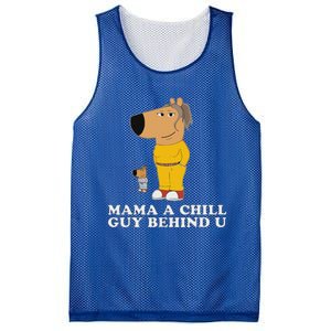 Mama A Chill Guy Behind You Funny Gen Z Humour Mesh Reversible Basketball Jersey Tank