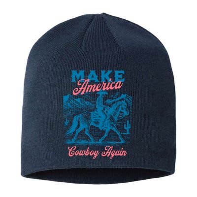 Make America Cowboy Again Western Rodeo Sustainable Beanie