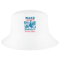 Make America Cowboy Again Western Rodeo Cool Comfort Performance Bucket Hat