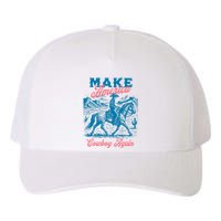 Make America Cowboy Again Western Rodeo Yupoong Adult 5-Panel Trucker Hat