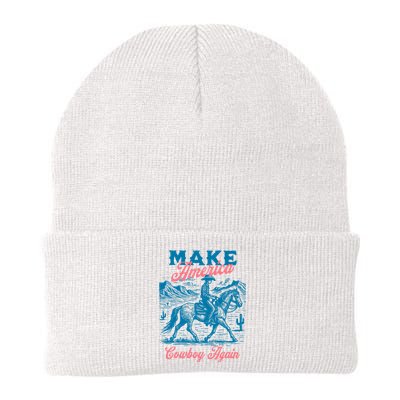 Make America Cowboy Again Western Rodeo Knit Cap Winter Beanie