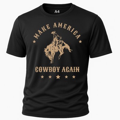 Make America Cowgirl Cowboy Again Cooling Performance Crew T-Shirt