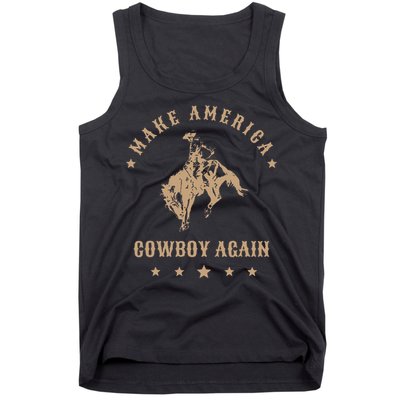 Make America Cowgirl Cowboy Again Tank Top