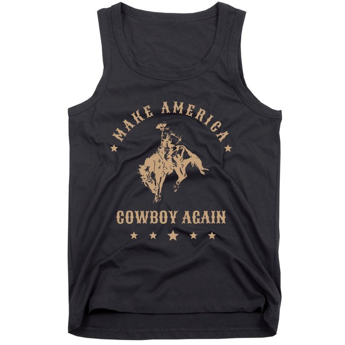 Make America Cowgirl Cowboy Again Tank Top