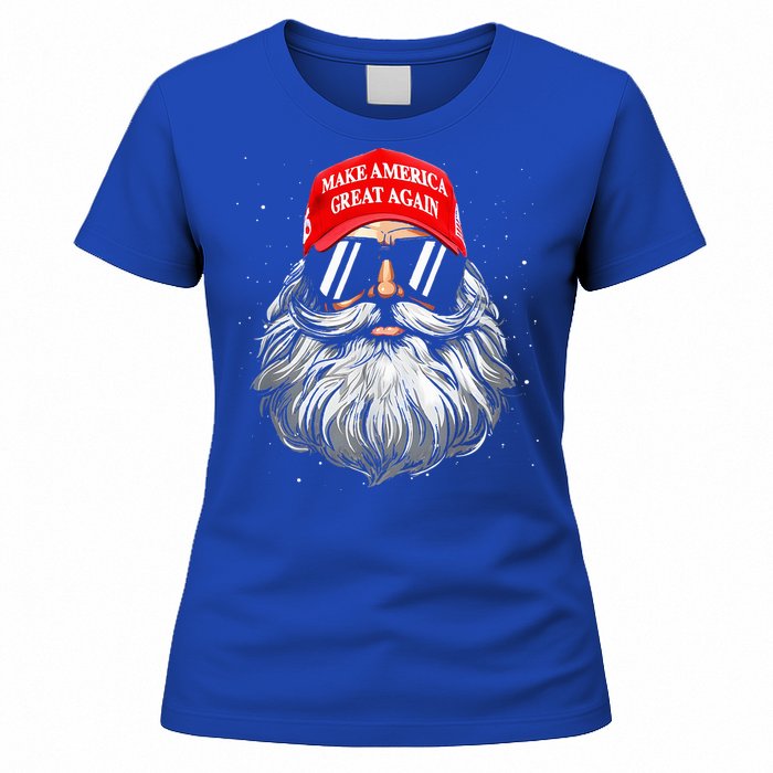 Make A Christmas Great Again Xmas Trump Santa Women's T-Shirt