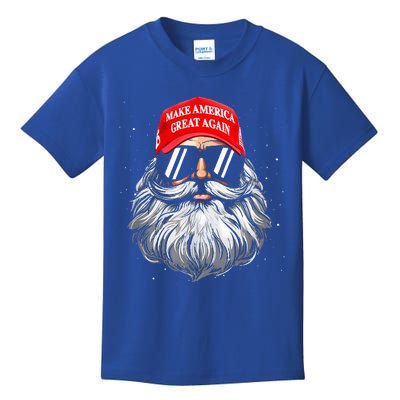 Make A Christmas Great Again Xmas Trump Santa Kids T-Shirt