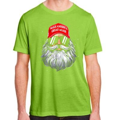 Make A Christmas Great Again Funny Xmas Trump Santa Pajamas Gift Adult ChromaSoft Performance T-Shirt