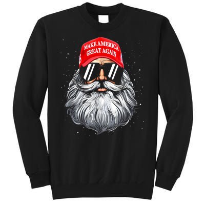 Make A Christmas Great Again Funny Xmas Trump Santa Pajamas Gift Sweatshirt