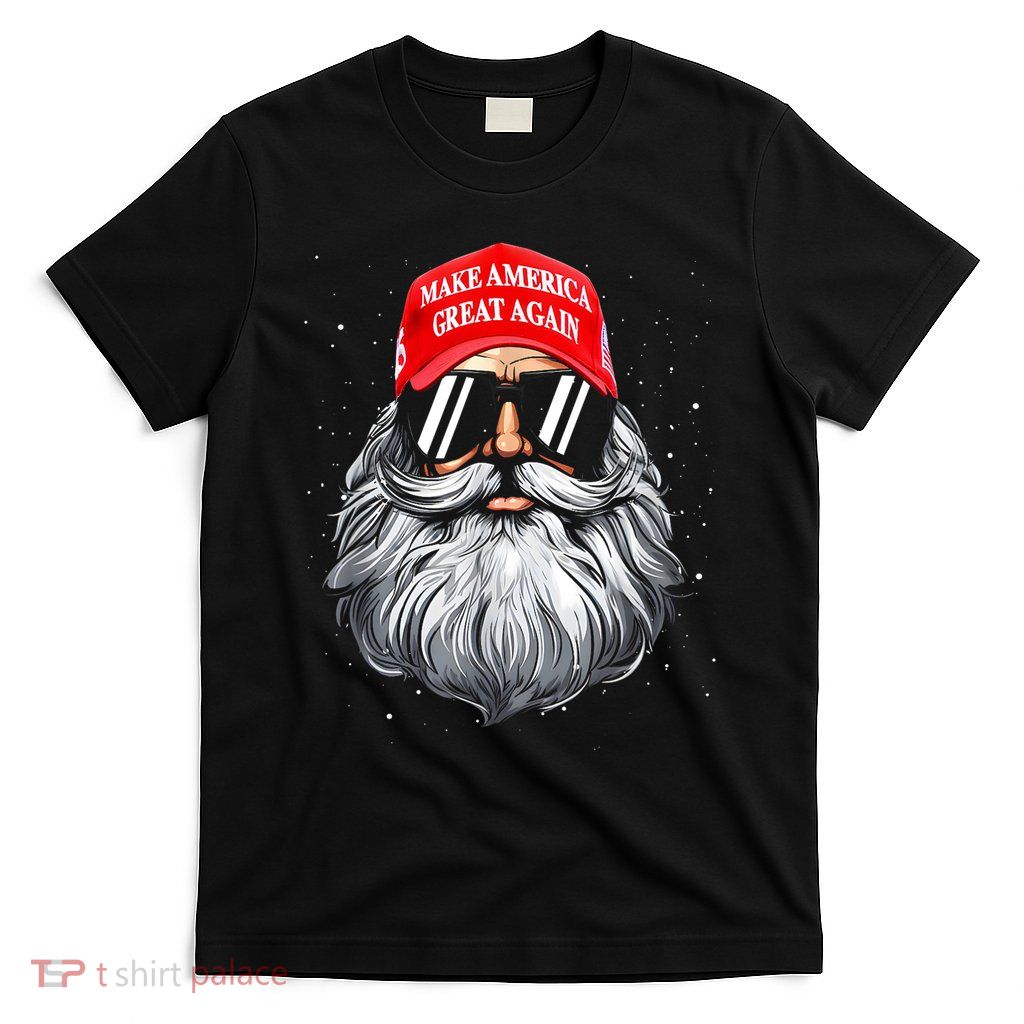 Make A Christmas Great Again Funny Xmas Trump Santa Pajamas Gift T-Shirt