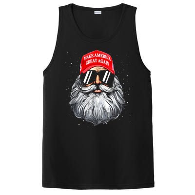 Make A Christmas Great Again Funny Xmas Trump Santa Pajamas Gift PosiCharge Competitor Tank