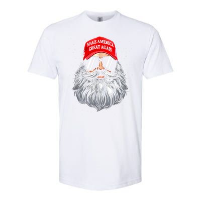 Make A Christmas Great Again Funny Xmas Trump Santa Pajamas Gift Softstyle CVC T-Shirt