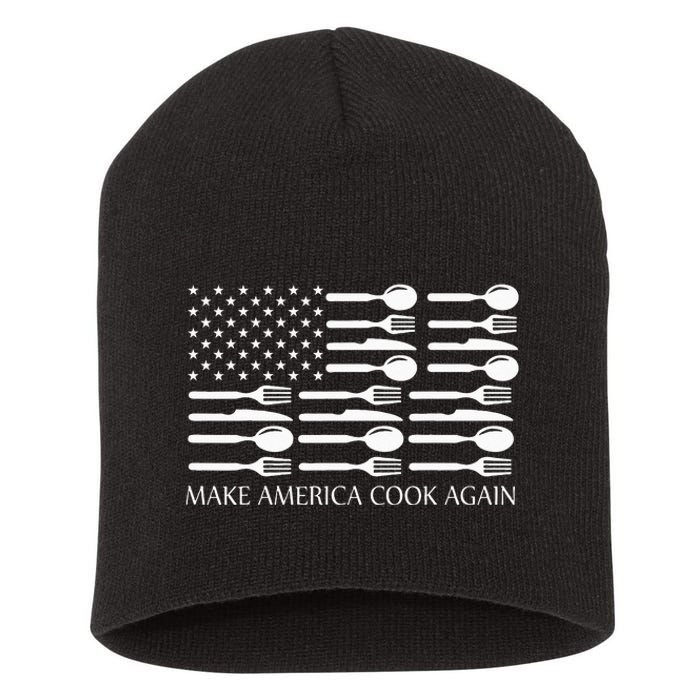 Make America Cook Again Cooking Chef Short Acrylic Beanie