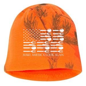 Make America Cook Again Cooking Chef Kati - Camo Knit Beanie