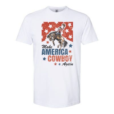 Make America Cowgirl Cowboy Again Western 4th Of July Softstyle® CVC T-Shirt