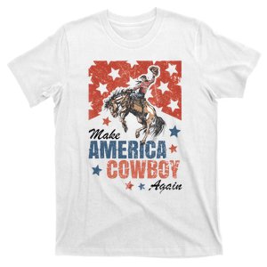 Make America Cowgirl Cowboy Again Western 4th Of July T-Shirt