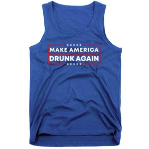 Make America Drunk Again Patriotic 4th Of July Beer Ing Meaningful Gift Tank Top