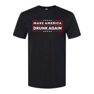 Make America Drunk Again Patriotic 4th Of July Beer Ing Meaningful Gift Softstyle CVC T-Shirt