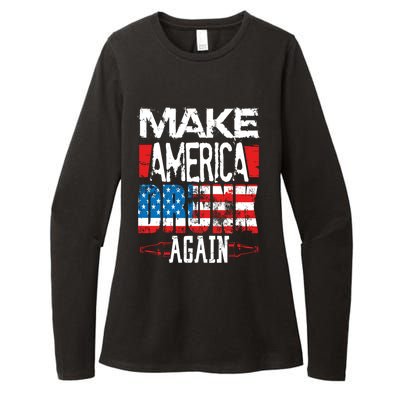 Make America Drunk Again Meaningful Gift Womens CVC Long Sleeve Shirt